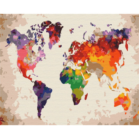 Brushme Paint by numbers Premium Color map