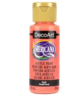 DecoArt Americana Acrylic Paint 59ml 2oz Reds - Coral