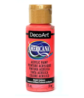DecoArt Americana Acrylic Paint 59ml 2oz Oranges - Bright Salmon