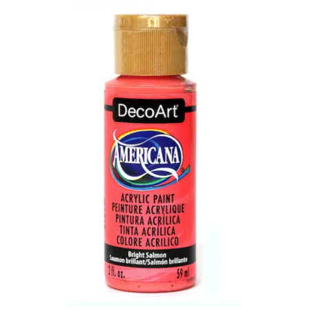 DecoArt Americana Acrylic Paint 59ml 2oz Oranges - Bright Salmon