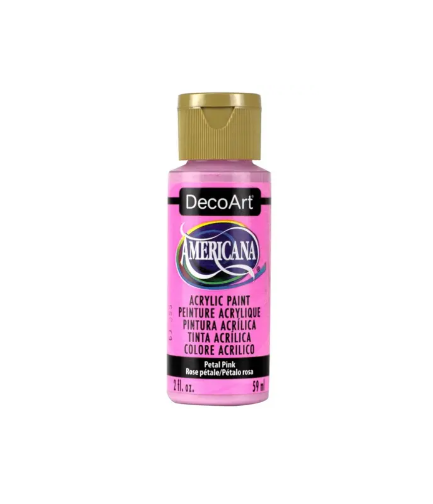 DecoArt Americana Acrylic Paint 59ml 2oz Reds - Petal Pink