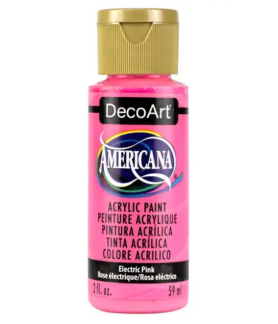 DecoArt Americana Acrylic Paint 59ml 2oz Reds - Electric Pink