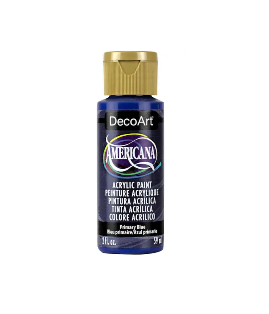 DecoArt Americana Acrylic Paint 59ml 2oz Blues - Primary Blue
