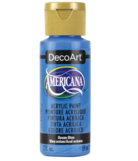 DecoArt Americana Acrylic Paint 59ml 2oz Blues - Ocean Blue