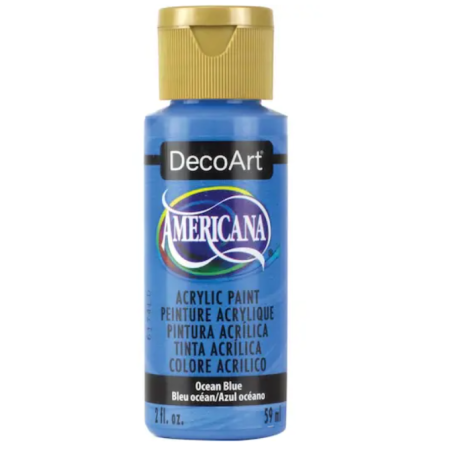 DecoArt Americana Acrylic Paint 59ml 2oz Blues - Ocean Blue
