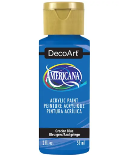 DecoArt Americana Acrylic Paint 59ml 2oz Blues - Grecian Blue