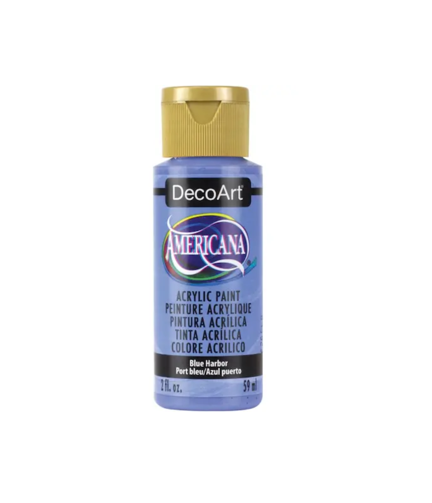 DecoArt Americana Acrylic Paint 59ml 2oz Blues - Blue Harbor