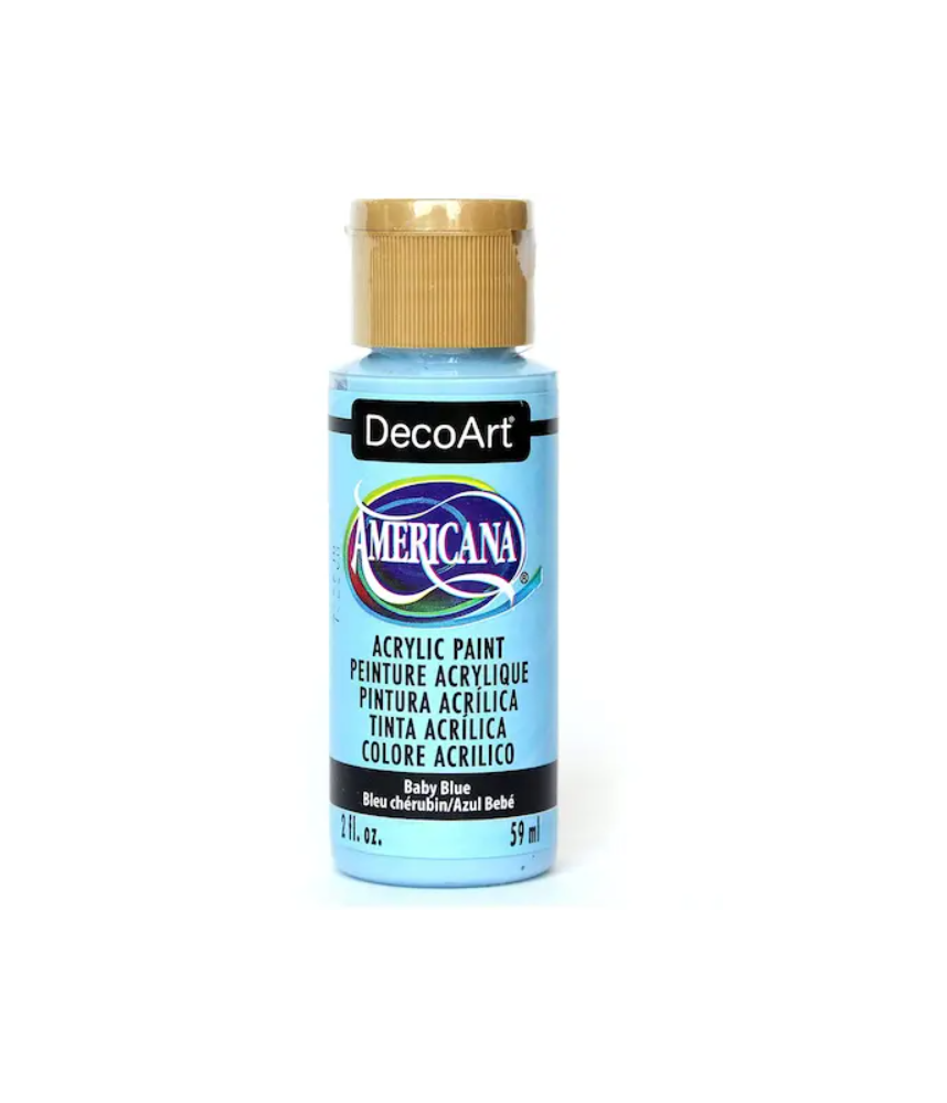 DecoArt Americana Acrylic Paint 59ml 2oz Blues - Baby Blue