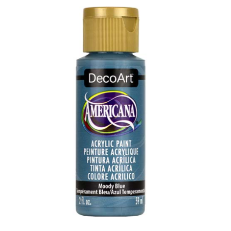 DecoArt Americana Acrylic Paint 59ml 2oz Blues - Moody Blue