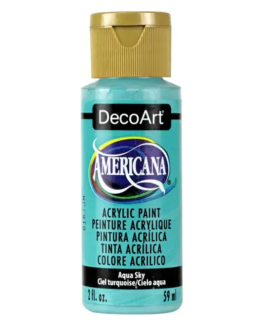 DecoArt Americana Acrylic Paint 59ml 2oz Blues - Aqua Sky
