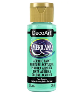 DecoArt Americana Acrylic Paint 59ml 2oz Greens - Sea Breeze
