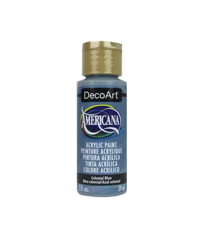 DecoArt Americana Acrylic Paint 59ml 2oz Blues - Colonial Blue