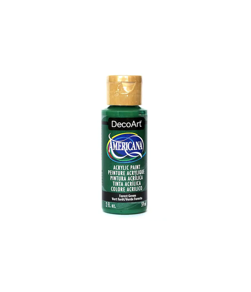 DecoArt Americana Acrylic Paint 59ml 2oz Greens - Forest Green