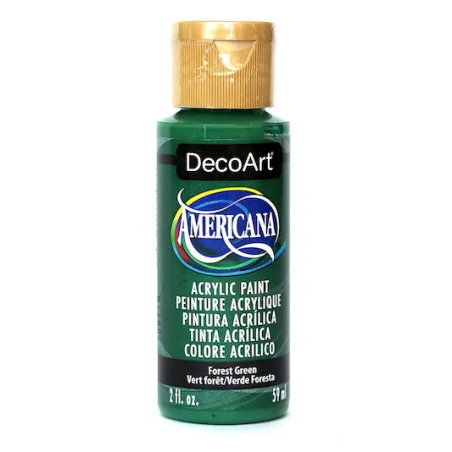 DecoArt Americana Acrylic Paint 59ml 2oz Greens - Forest Green