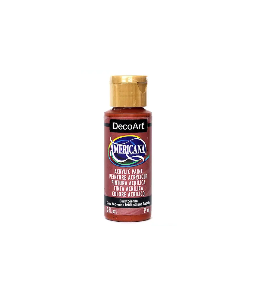 DecoArt Americana Acrylic Paint 59ml 2oz Browns - Burnt Sienna