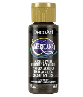 DecoArt Americana Acrylic Paint 59ml 2oz Browns - Raw Umber