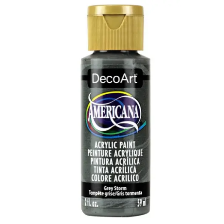 DecoArt Americana Acrylic Paint 59ml 2oz Greys - Grey Storm