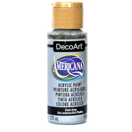 DecoArt Americana Acrylic Paint 59ml 2oz Greys - Slate Grey