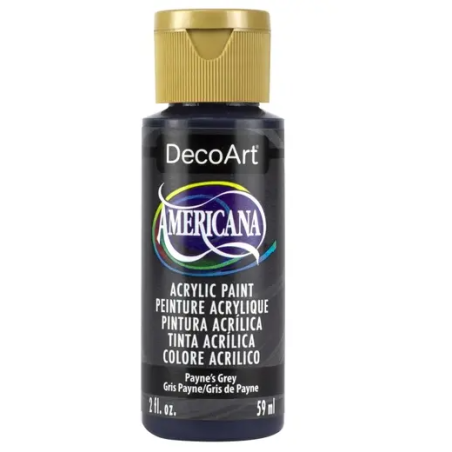 DecoArt Americana Acrylic Paint 59ml 2oz Blues - Payne's Grey