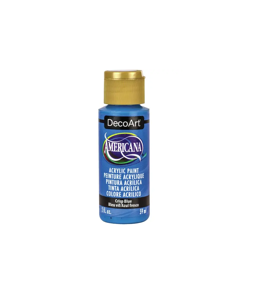 DecoArt Americana Acrylic Paint 59ml 2oz Blues - Crisp Blue