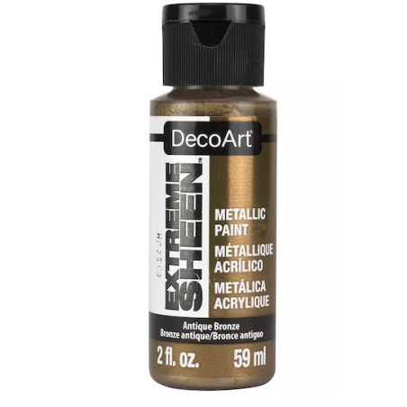 DecoArt Extreme Sheen Metallic Paint 59ml 2oz - Antique Bronze