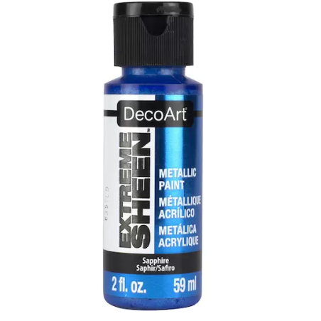 DecoArt Extreme Sheen Metallic Paint 59ml 2oz - Sapphire