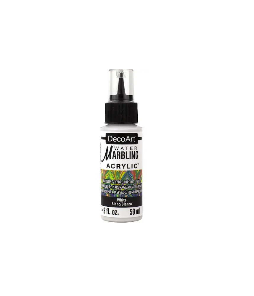 DecoArt Water Marbling Acrylic Paint 2oz (59ml) - White