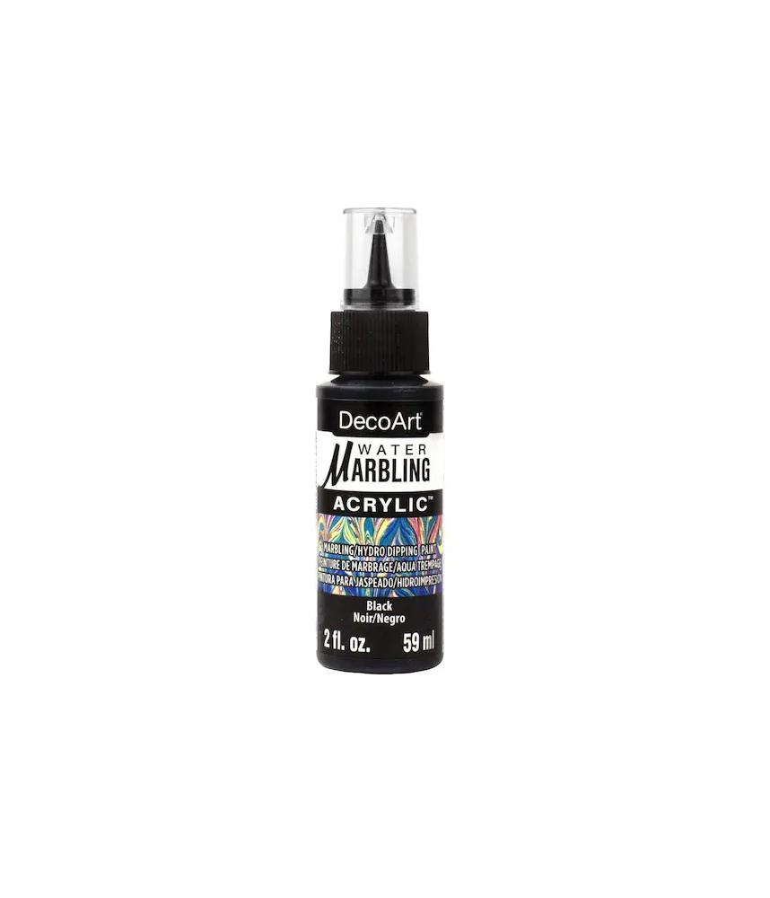 DecoArt Water Marbling Acrylic Paint 2oz (59ml) - Black