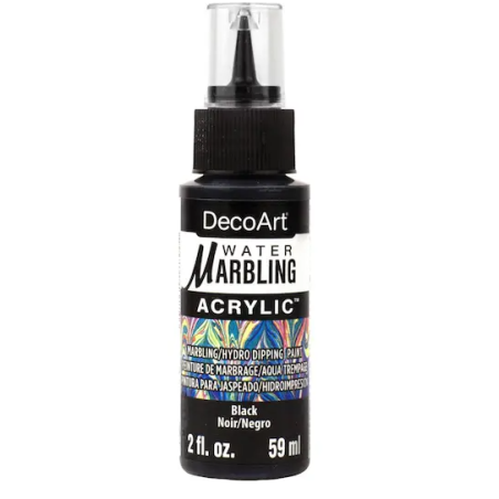DecoArt Water Marbling Acrylic Paint 2oz (59ml) - Black