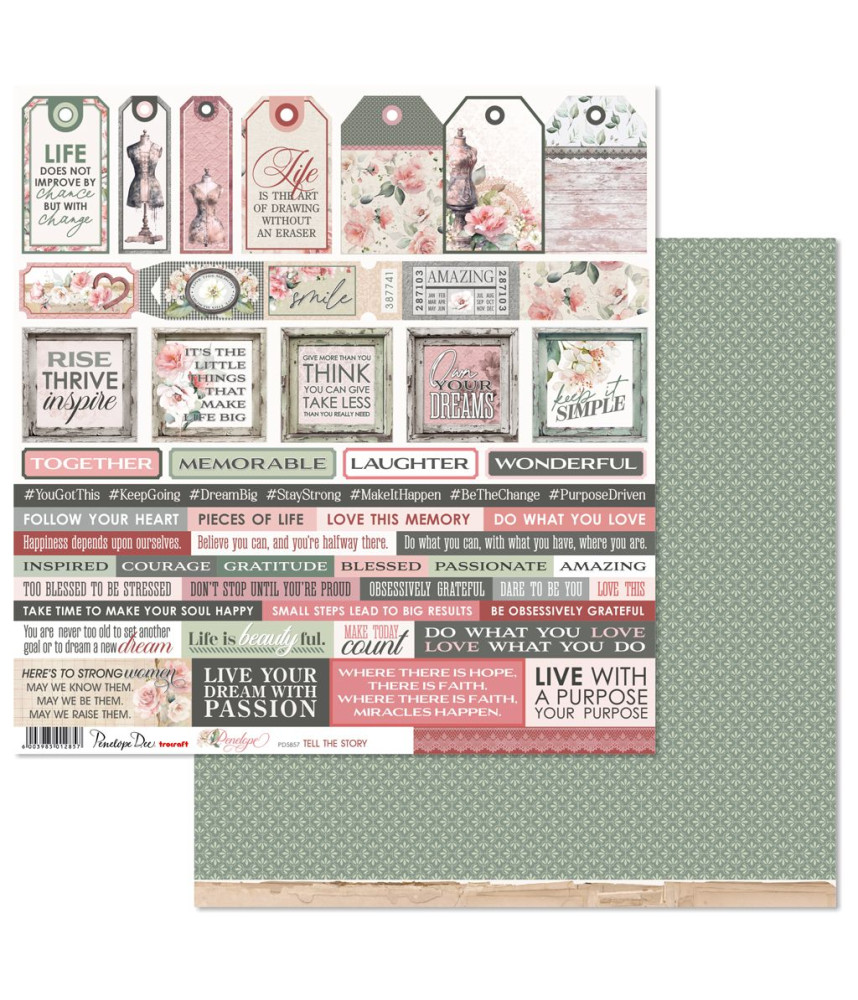 Penelope Dee 12x12 Penelope Paper- Tell the Story