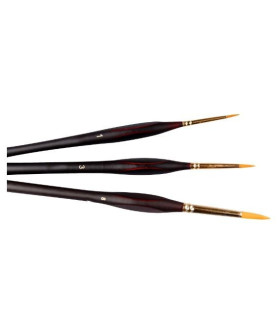 Synthetic Red Sable Brush- 6 Round