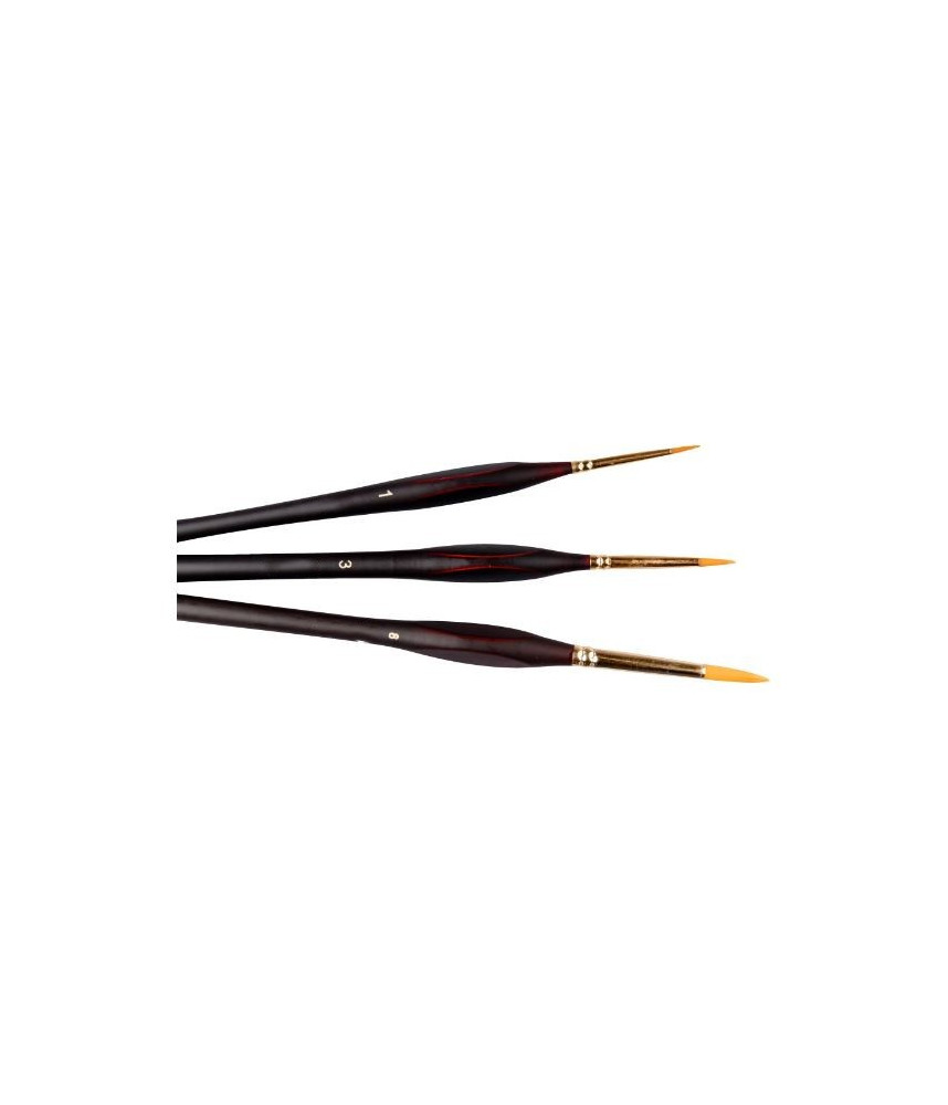Synthetic Red Sable Brush- 6 Round