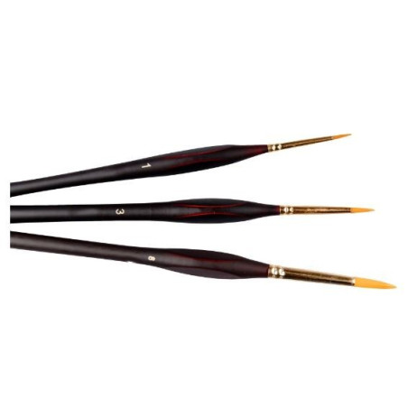 Synthetic Red Sable Brush- 6 Round