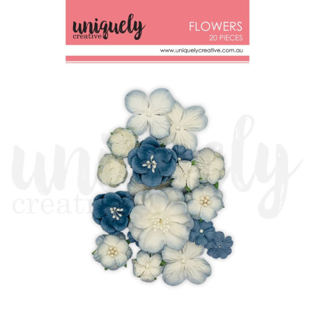 Uniquely Creative Flowers - Dusty Blue