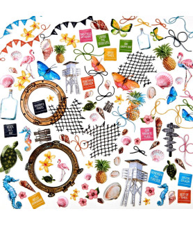 49 And Market Laser Cut Outs -Vintage Artistry Sunburst