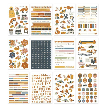 Simple Stories A5 Sticker Book - Acorn Lane