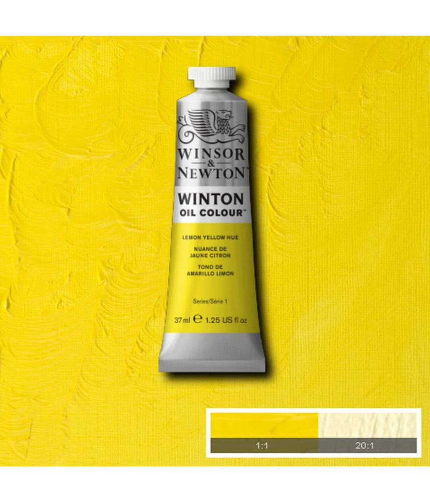 Winsor & Newton Oil 37ml- Lemon Yellow Hue