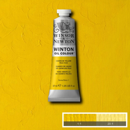 Winsor & Newton Oil 37ml- Cadmium Yellow Pale Hue
