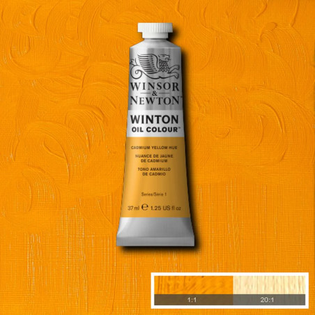 Winsor & Newton Oil 37ml- Cadmium Yellow Hue