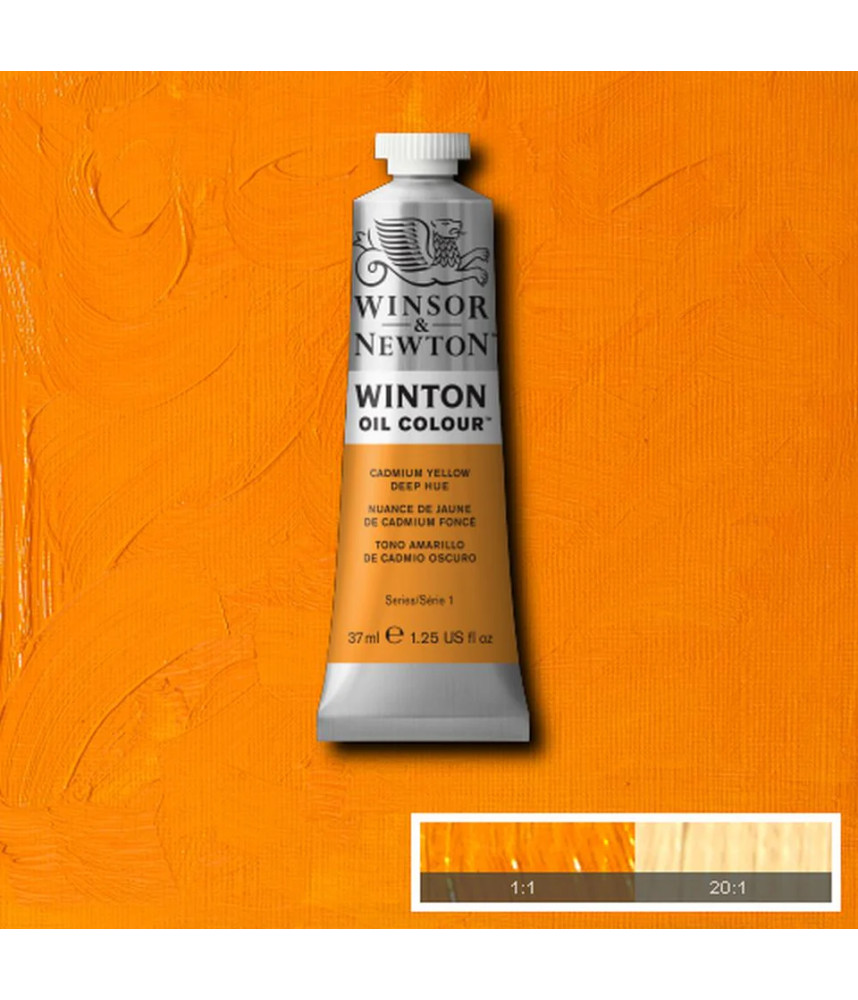 Winsor & Newton Oil 37ml- Cadmium Yellow Deep Hue