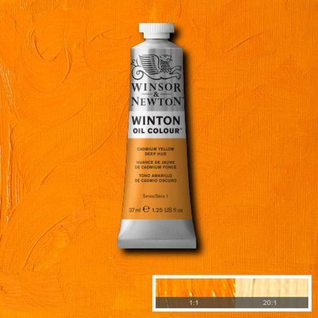 Winsor & Newton Oil 37ml- Cadmium Yellow Deep Hue