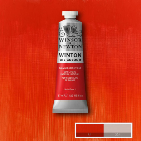 Winsor & Newton Oil 37ml- Cadmium Scarlet Hue