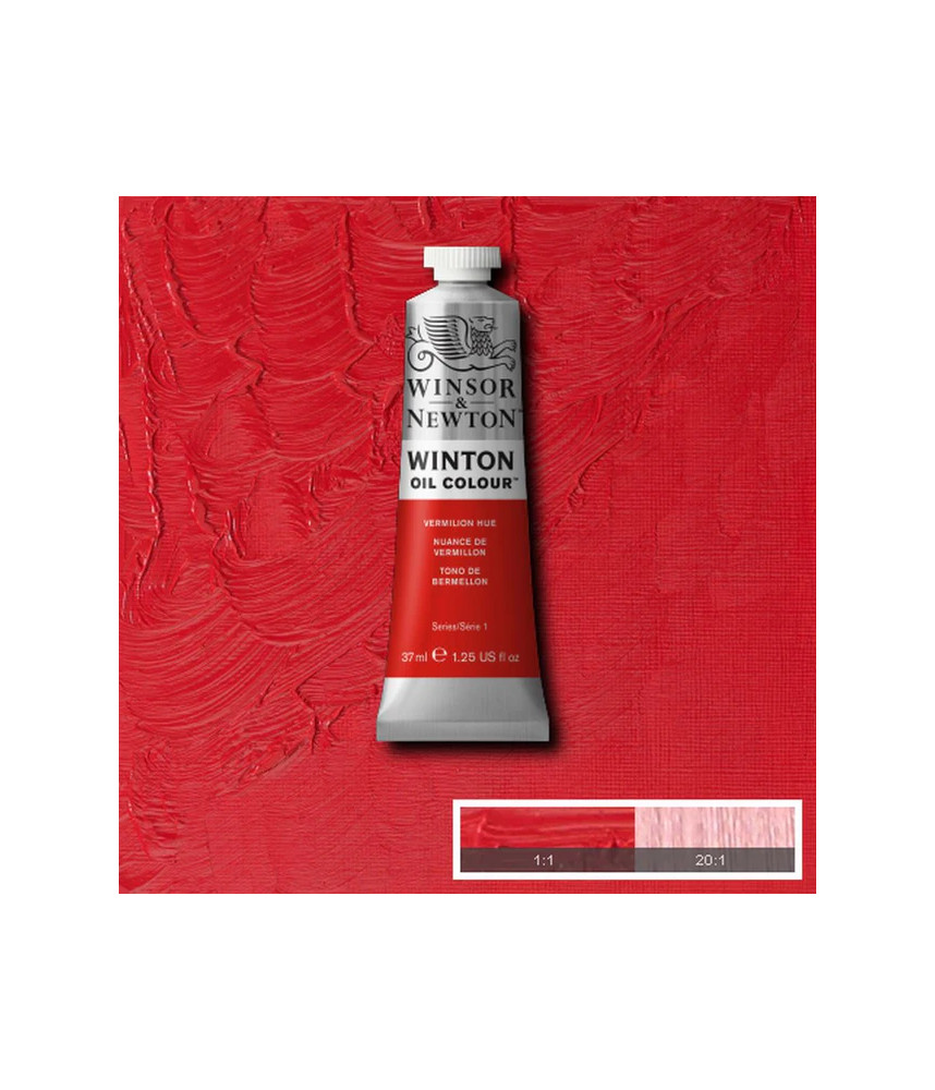 Winsor & Newton Oil 37ml- Vermilion Hue