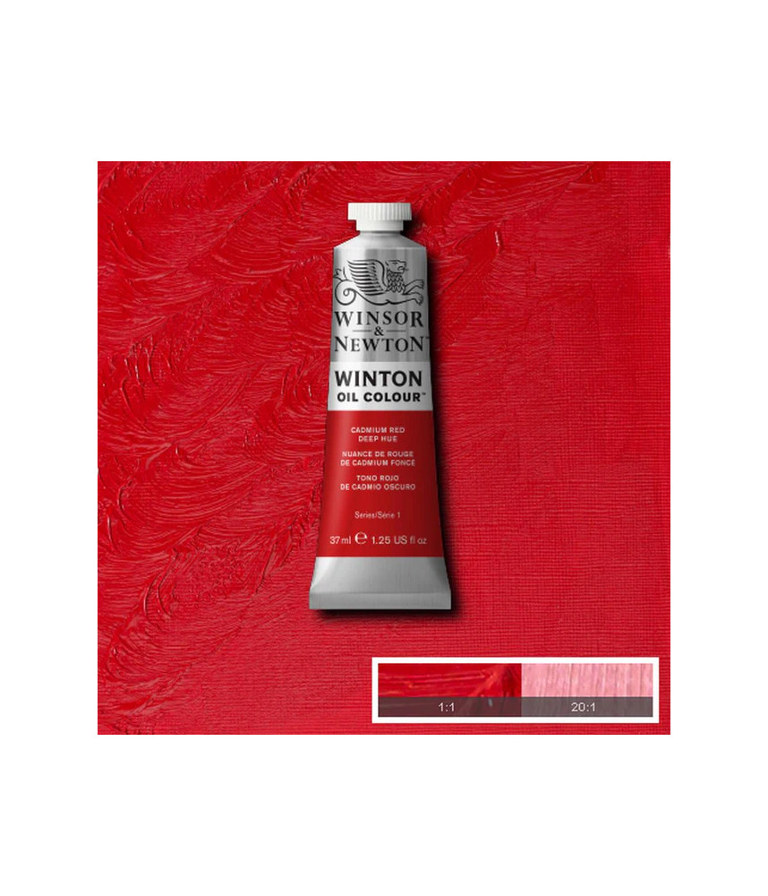 Winsor & Newton Oil 37ml- Cadmium Red Deep Hue