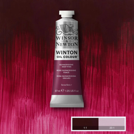 Winsor & Newton Oil 37ml- Quinacridone Deep Pink
