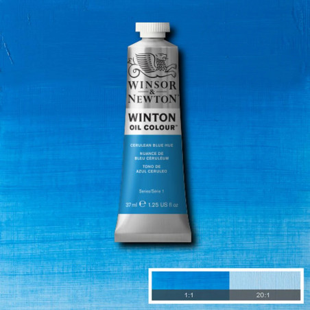 Winsor & Newton Oil 37ml- Cerulean Blue Hue