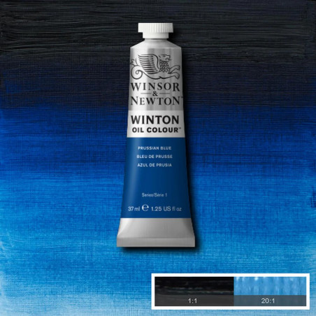 Winsor & Newton Oil 37ml- Prussian Blue