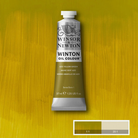 Winsor & Newton Oil 37ml- Azo Yellow Green