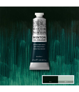 Winsor & Newton Oil 37ml- Phthalo Deep Green