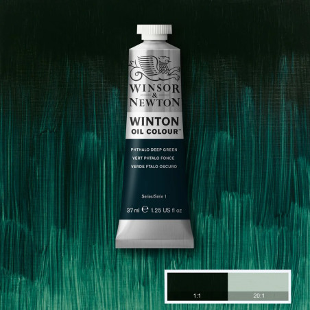 Winsor & Newton Oil 37ml- Phthalo Deep Green